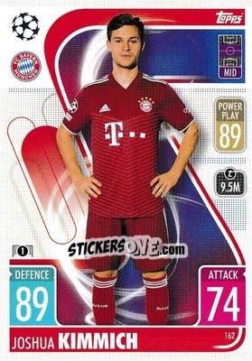 Figurina Joshua Kimmich - UEFA Champions League & Europa League 2021-2022. Match Attax - Topps