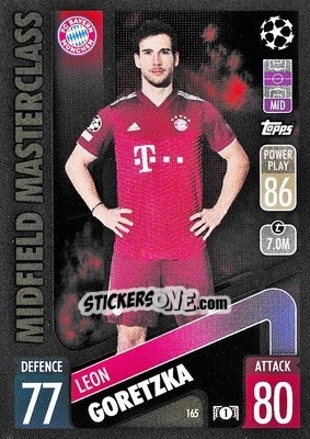 Cromo Leon Goretzka - UEFA Champions League & Europa League 2021-2022. Match Attax - Topps