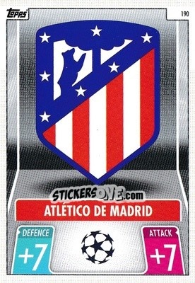 Sticker Club Badge - UEFA Champions League & Europa League 2021-2022. Match Attax - Topps