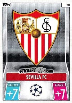 Sticker Club Badge - UEFA Champions League & Europa League 2021-2022. Match Attax - Topps