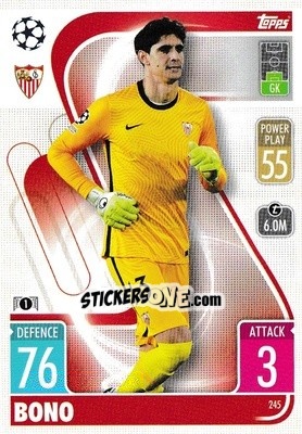 Sticker Bounou - UEFA Champions League & Europa League 2021-2022. Match Attax n. 245 - Topps