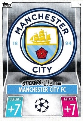 Sticker Club Badge - UEFA Champions League & Europa League 2021-2022. Match Attax n. 10 - Topps