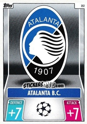 Sticker Club Badge - UEFA Champions League & Europa League 2021-2022. Match Attax - Topps
