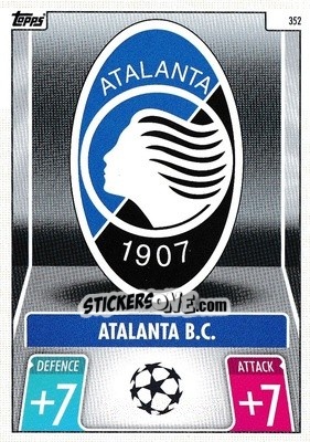 Sticker Club Badge - UEFA Champions League & Europa League 2021-2022. Match Attax n. 352 - Topps