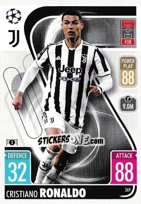 Sticker Cristiano Ronaldo - UEFA Champions League & Europa League 2021-2022. Match Attax n. 369 - Topps