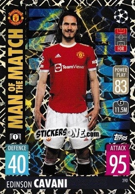 Cromo Edinson Cavani - UEFA Champions League & Europa League 2021-2022. Match Attax - Topps