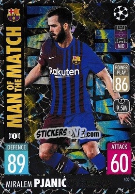 Cromo Miralem Pjanic - UEFA Champions League & Europa League 2021-2022. Match Attax - Topps