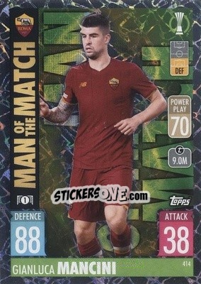 Sticker Gianluca Mancini - UEFA Champions League & Europa League 2021-2022. Match Attax - Topps