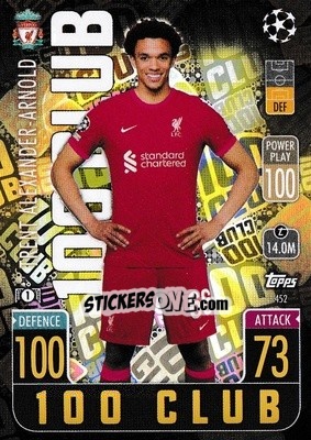 Sticker Trent Alexander-Arnold - UEFA Champions League & Europa League 2021-2022. Match Attax n. 452 - Topps