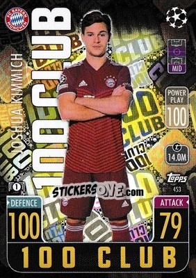 Sticker Joshua Kimmich - UEFA Champions League & Europa League 2021-2022. Match Attax n. 453 - Topps