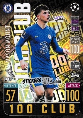 Sticker Mason Mount - UEFA Champions League & Europa League 2021-2022. Match Attax n. 456 - Topps