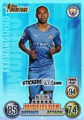 Sticker Fernandinho - UEFA Champions League & Europa League 2021-2022. Match Attax n. 460 - Topps