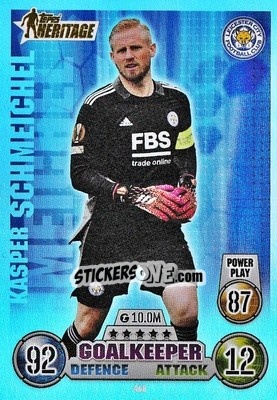 Sticker Kasper Schmeichel - UEFA Champions League & Europa League 2021-2022. Match Attax n. 468 - Topps
