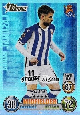 Sticker Adnan Januzaj - UEFA Champions League & Europa League 2021-2022. Match Attax n. 488 - Topps