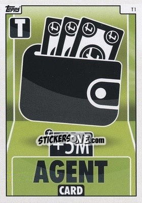 Sticker Agent - UEFA Champions League & Europa League 2021-2022. Match Attax n. T1 - Topps