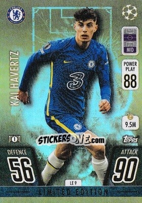 Sticker Kai Havertz - UEFA Champions League & Europa League 2021-2022. Match Attax n. LE9 - Topps