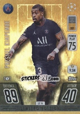 Figurina Presnel Kimpembe - UEFA Champions League & Europa League 2021-2022. Match Attax - Topps