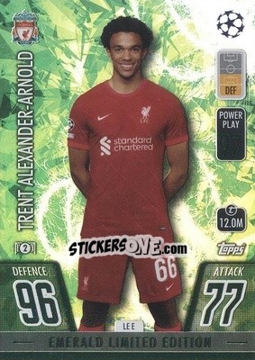 Cromo Trent Alexander-Arnold - UEFA Champions League & Europa League 2021-2022. Match Attax - Topps