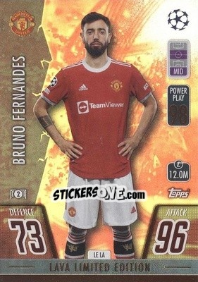 Figurina Bruno Fernandes - UEFA Champions League & Europa League 2021-2022. Match Attax - Topps