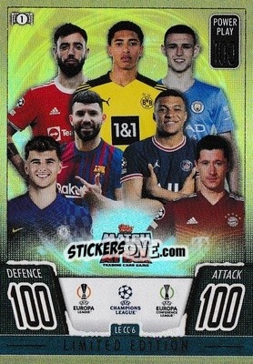 Sticker Festive Title - UEFA Champions League & Europa League 2021-2022. Match Attax - Topps