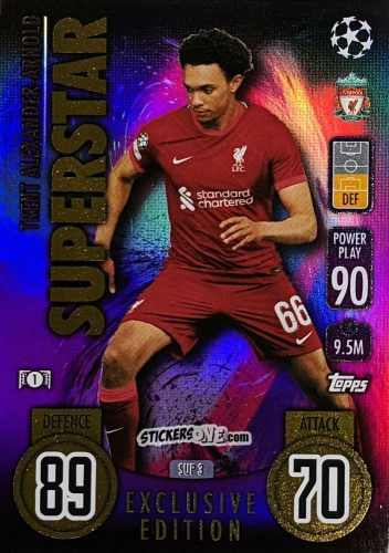Sticker Trent Alexander-Arnold - UEFA Champions League & Europa League 2021-2022. Match Attax n. SUP3 - Topps