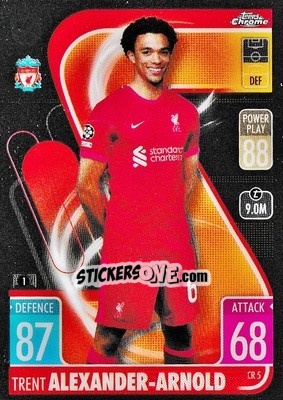 Sticker Trent Alexander-Arnold - UEFA Champions League & Europa League 2021-2022. Match Attax n. CR5 - Topps