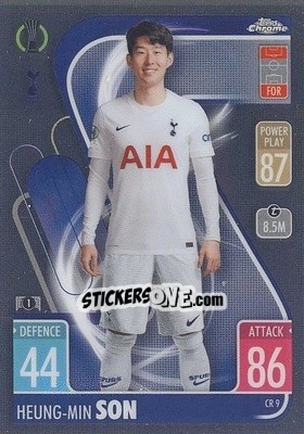 Sticker Heung-Min Son - UEFA Champions League & Europa League 2021-2022. Match Attax n. CR9 - Topps