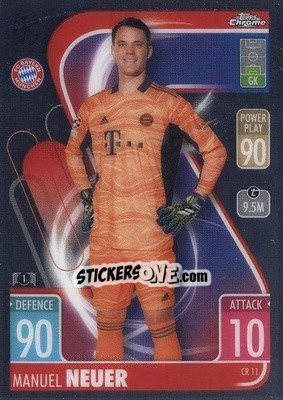 Figurina Manuel Neuer - UEFA Champions League & Europa League 2021-2022. Match Attax - Topps