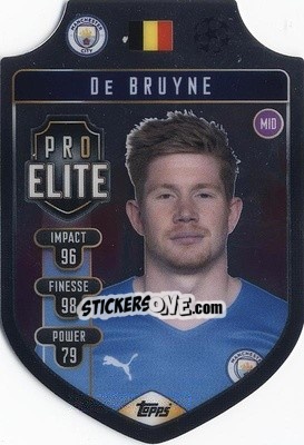 Sticker Kevin De Bruyne - UEFA Champions League & Europa League 2021-2022. Match Attax - Topps