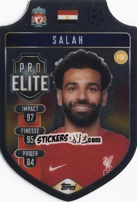 Sticker Mohamed Salah - UEFA Champions League & Europa League 2021-2022. Match Attax n. SH5 - Topps