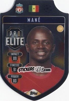 Sticker Sadio Mané - UEFA Champions League & Europa League 2021-2022. Match Attax n. SH6 - Topps