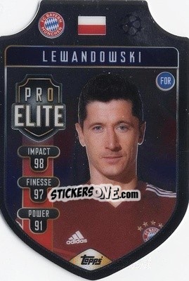 Sticker Robert Lewandowski - UEFA Champions League & Europa League 2021-2022. Match Attax - Topps
