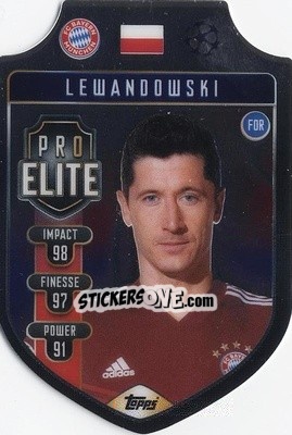 Sticker Robert Lewandowski - UEFA Champions League & Europa League 2021-2022. Match Attax n. SH12 - Topps