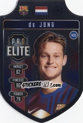 Sticker Frenkie de Jong - UEFA Champions League & Europa League 2021-2022. Match Attax n. SH14 - Topps