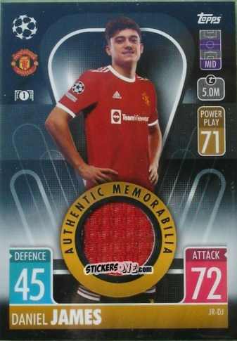 Sticker Daniel James - UEFA Champions League & Europa League 2021-2022. Match Attax n. JR-DJ - Topps