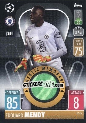 Sticker Edouard Mendy - UEFA Champions League & Europa League 2021-2022. Match Attax n. JR-EM - Topps