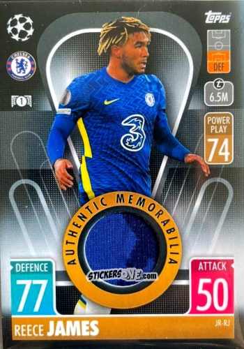 Sticker Reece James - UEFA Champions League & Europa League 2021-2022. Match Attax n. JR-RJ - Topps
