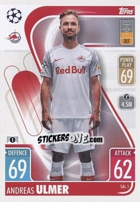 Sticker Andreas Ulmer - UEFA Champions League & Europa League 2021-2022. Match Attax n. SAL1 - Topps