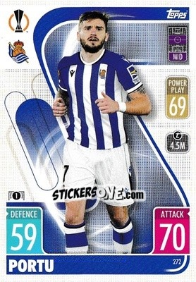 Cromo Portu - UEFA Champions League & Europa League 2021-2022. Match Attax n. 272 - Topps