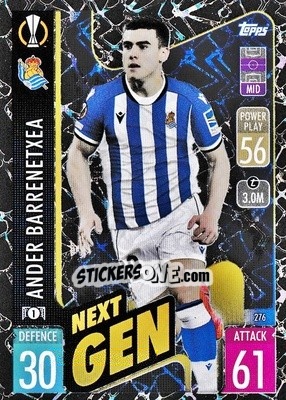 Sticker Ander Barrenetxea - UEFA Champions League & Europa League 2021-2022. Match Attax n. 276 - Topps
