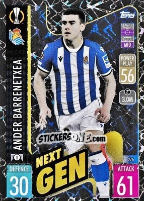 Sticker Ander Barrenetxea - UEFA Champions League & Europa League 2021-2022. Match Attax - Topps