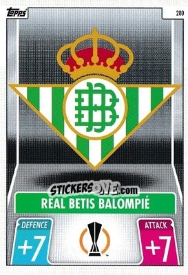 Sticker Club Badge - UEFA Champions League & Europa League 2021-2022. Match Attax n. 280 - Topps