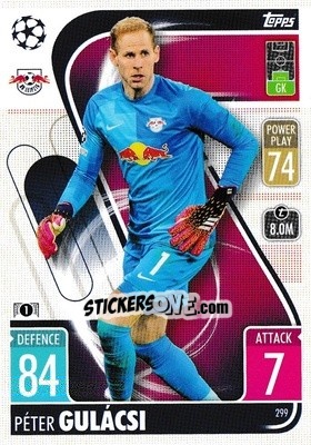 Sticker Péter Gulácsi - UEFA Champions League & Europa League 2021-2022. Match Attax n. 299 - Topps