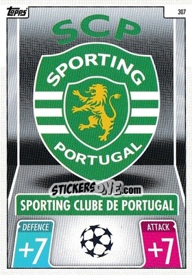 Sticker Club Badge - UEFA Champions League & Europa League 2021-2022. Match Attax - Topps