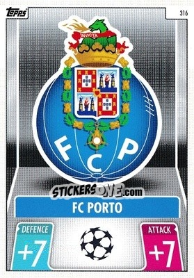 Sticker Club Badge - UEFA Champions League & Europa League 2021-2022. Match Attax n. 316 - Topps