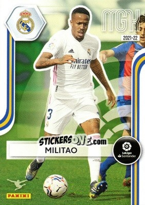 Sticker Militao - Liga 2021-2022. Megacracks n. 222 - Panini