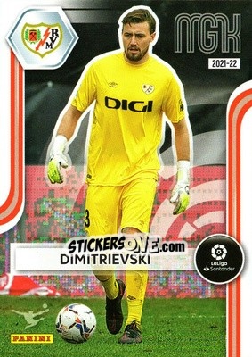 Sticker Dimitrievski - Liga 2021-2022. Megacracks - Panini
