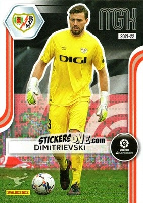 Figurina Dimitrievski - Liga 2021-2022. Megacracks - Panini