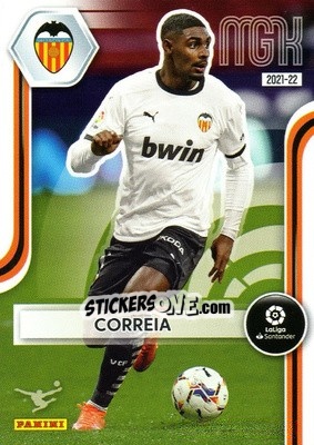 Sticker Correia - Liga 2021-2022. Megacracks n. 328 - Panini