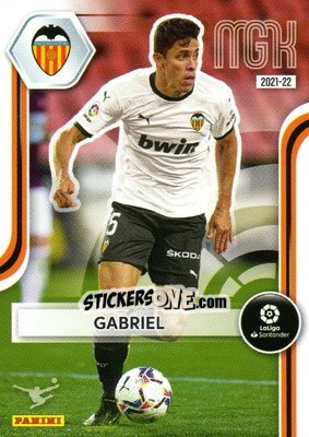 Figurina Gabriel Paulista - Liga 2021-2022. Megacracks - Panini